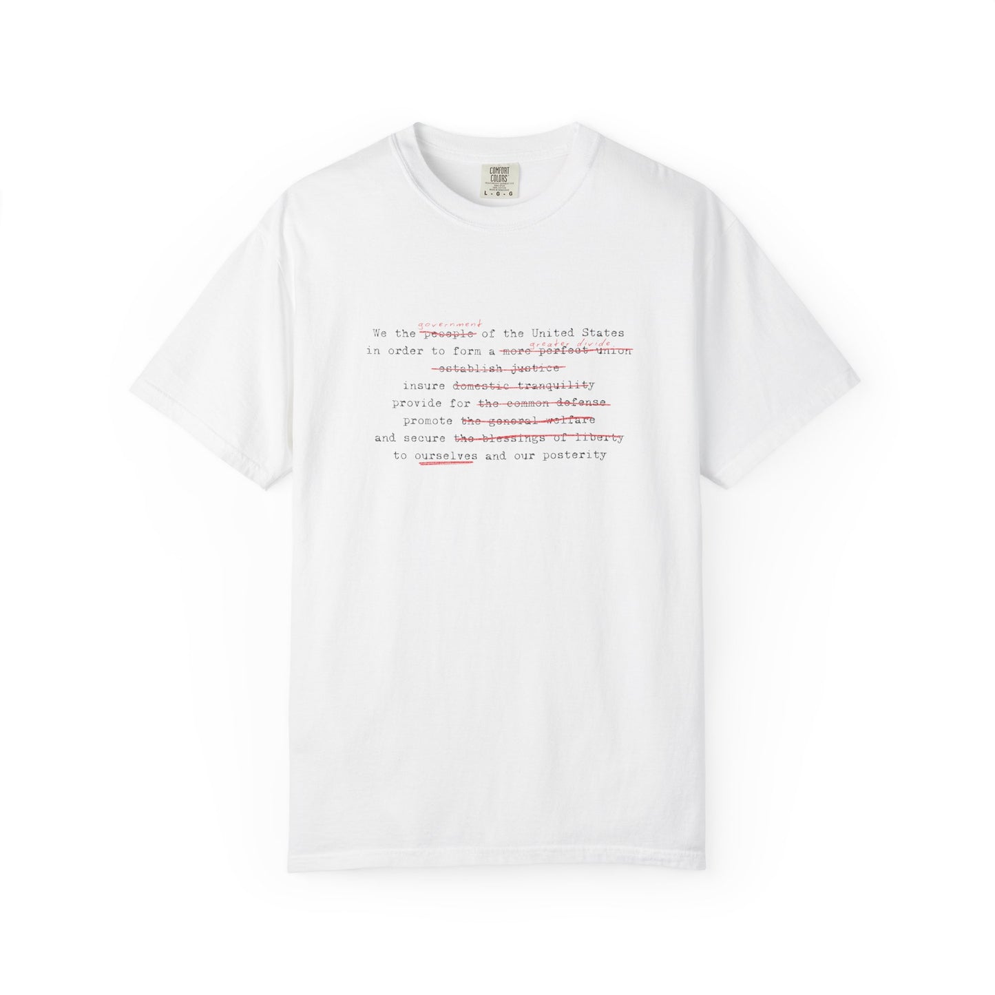 Constitution Preamble T-Shirt - Relaxed Fit