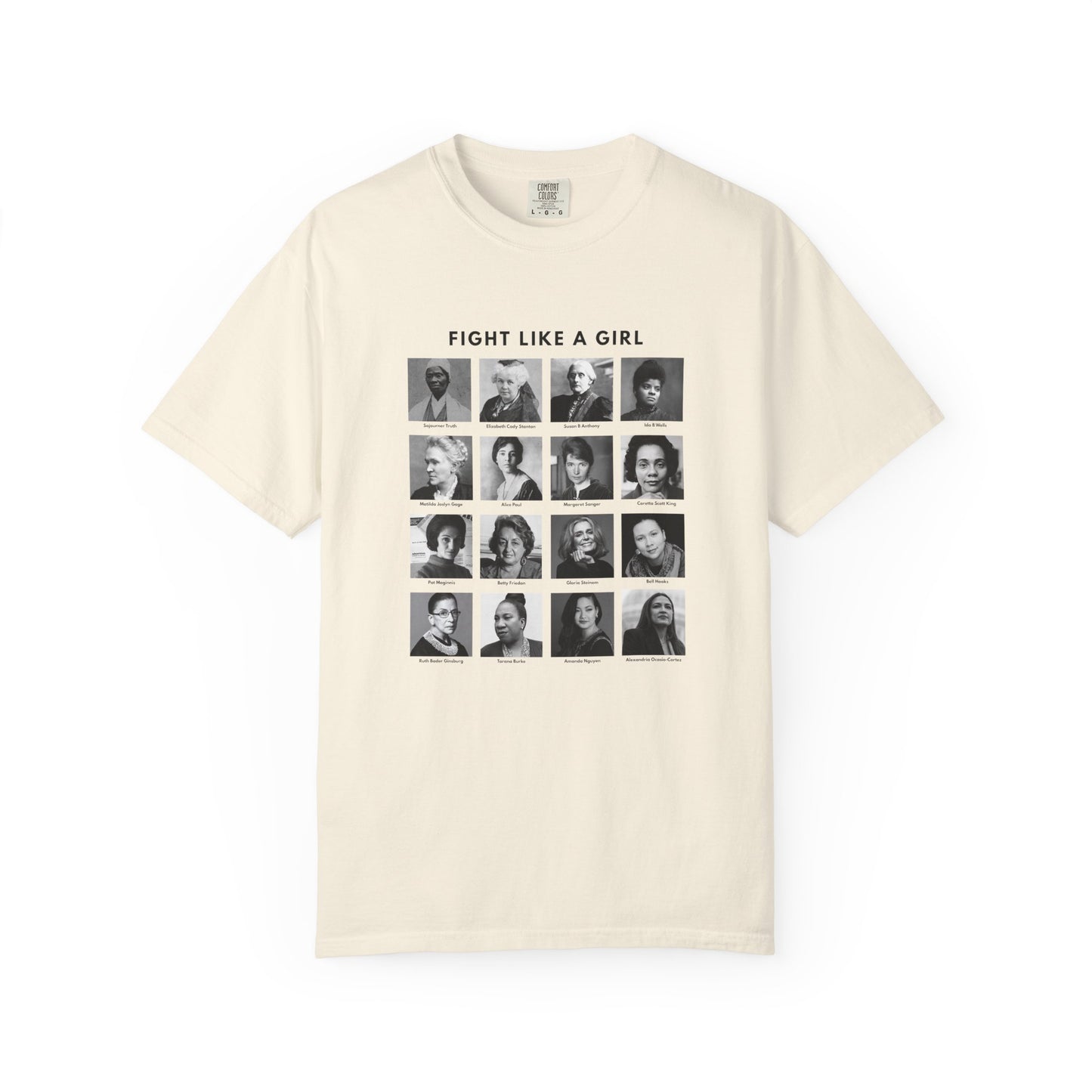 Fight Like A Girl Women Through History T-Shirt - Relaxed Fit