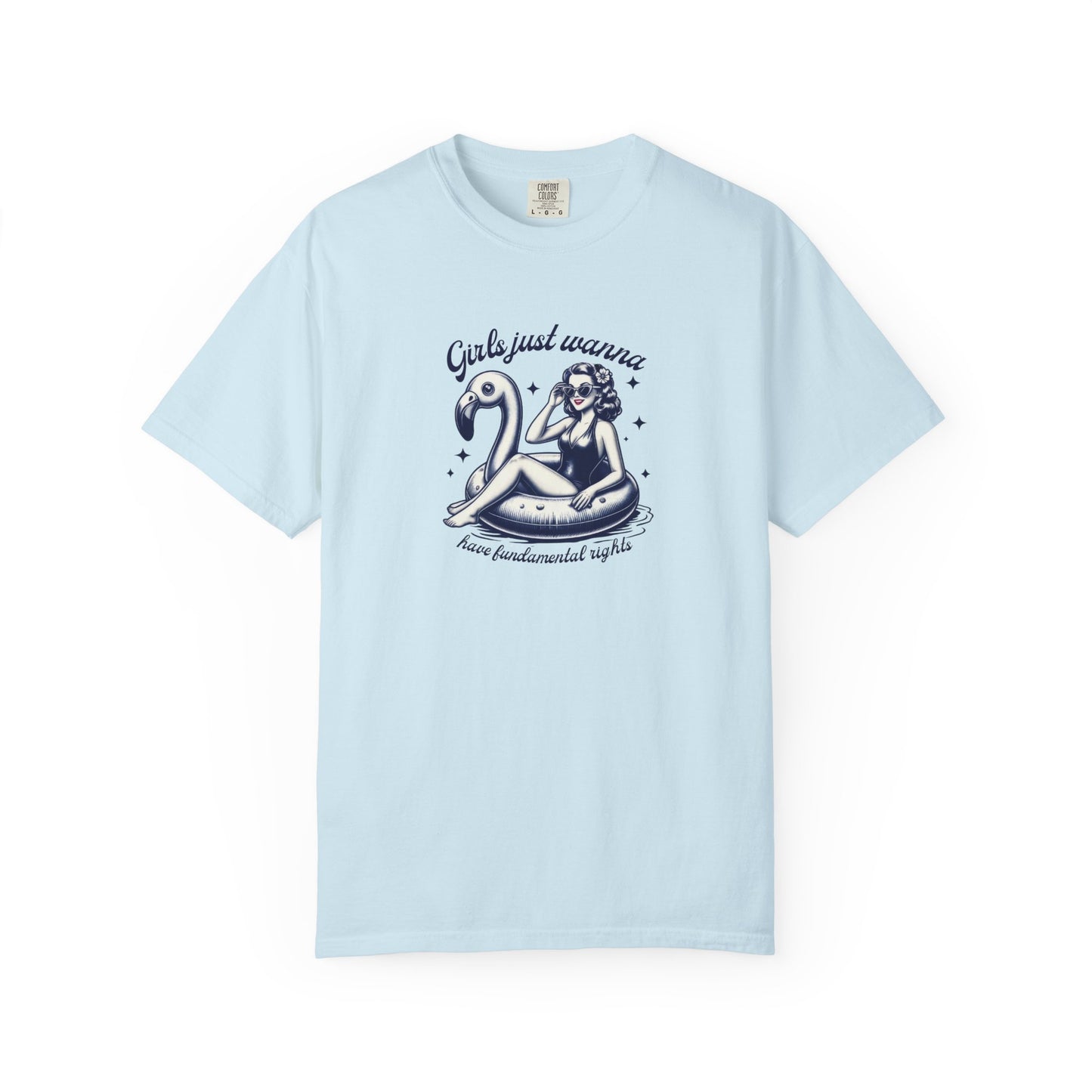 Girls Just Wanna Have Fundamental Rights Vintage Summer T-Shirt - Relaxed Fit