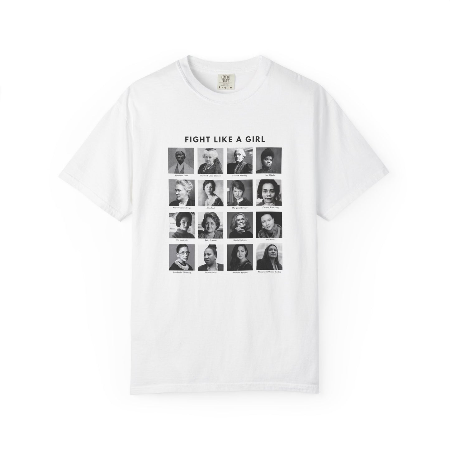 Fight Like A Girl Women Through History T-Shirt - Relaxed Fit