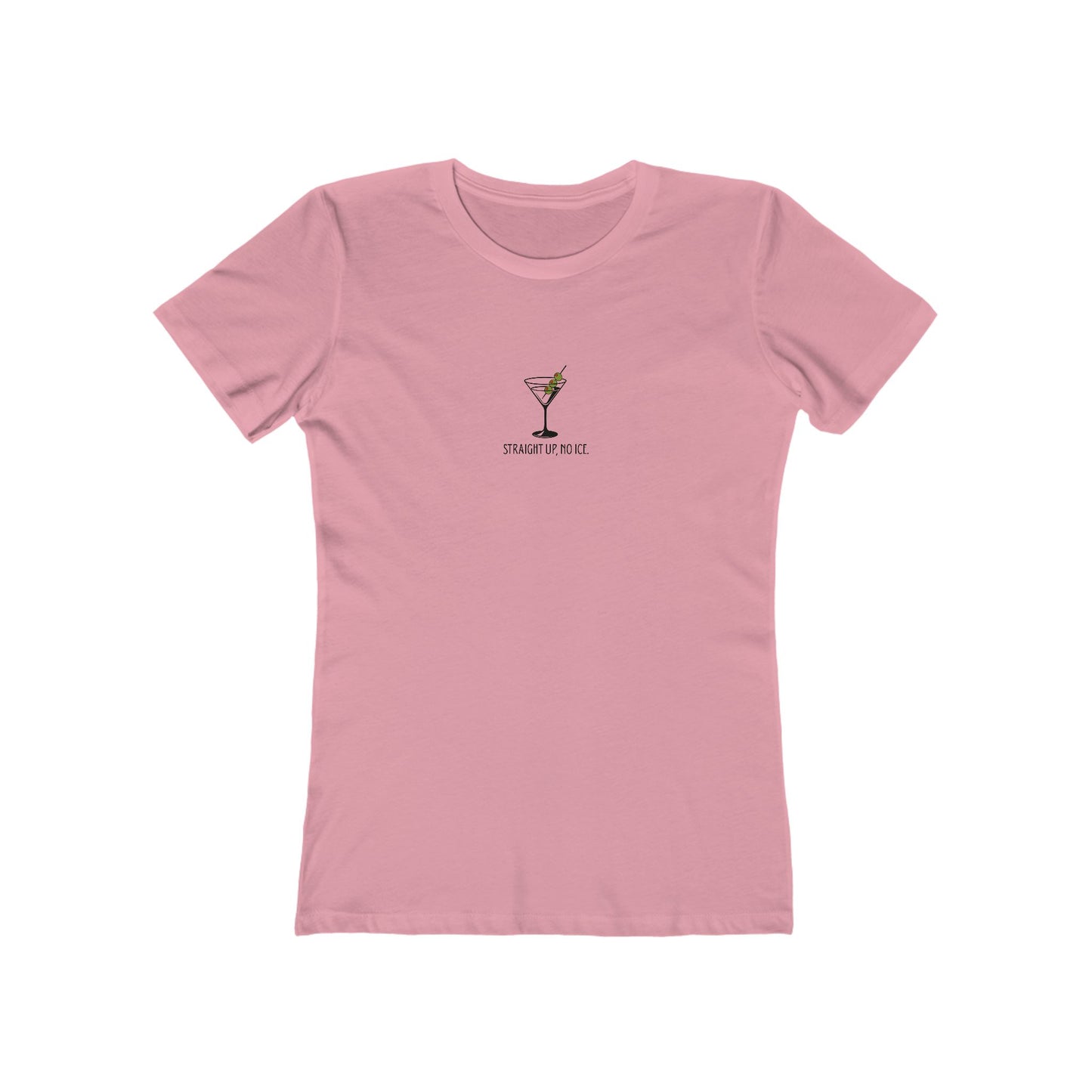 Straight Up, No ICE Martini T-Shirt - Classic Fit