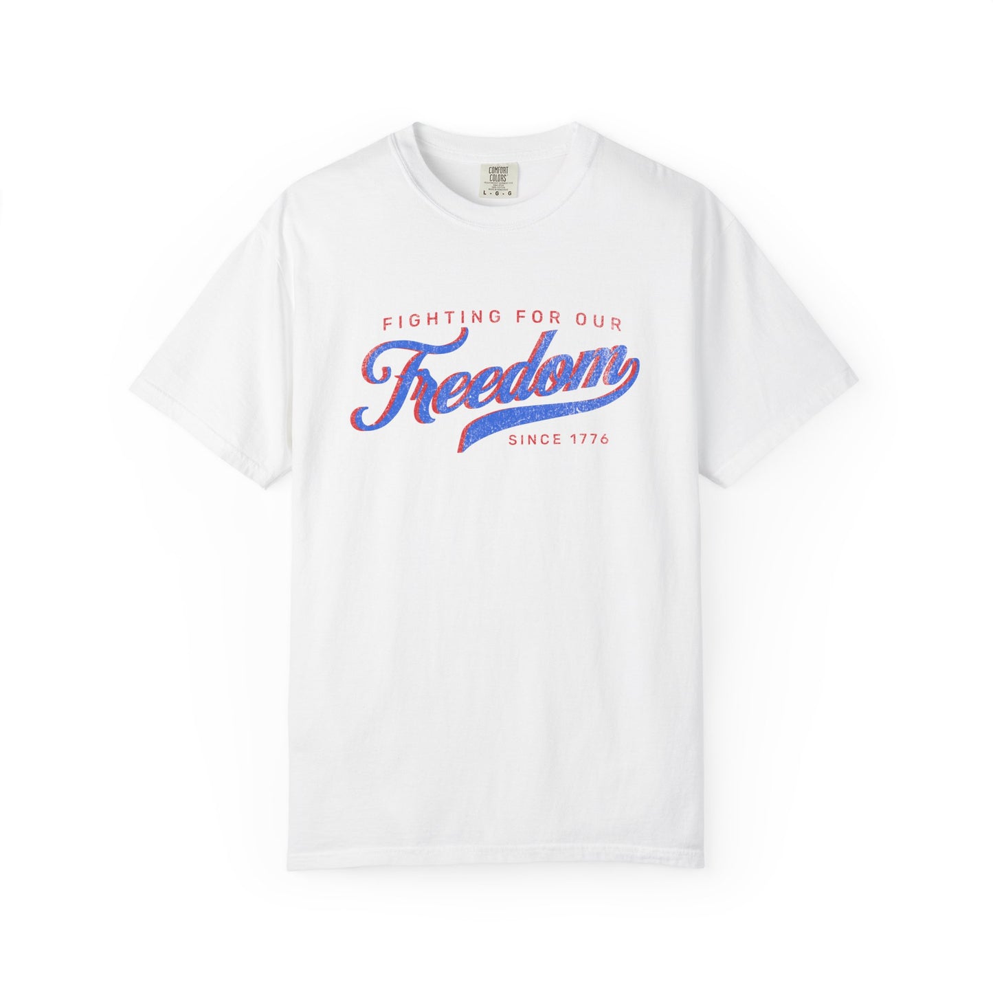 Fighting for Freedom Classic Vintage Sports T-Shirt - Relaxed Fit