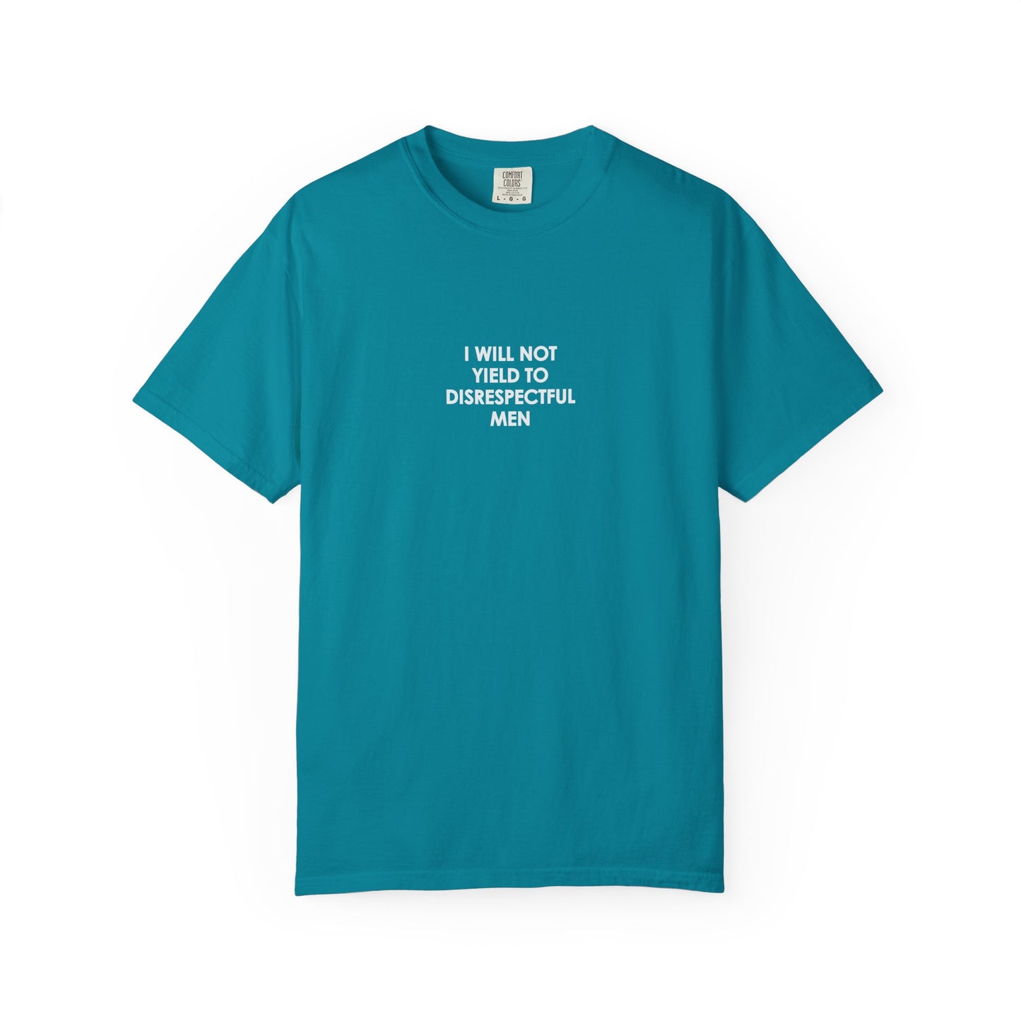 I Will Not Yield Plain Text T-Shirt - Relaxed Fit