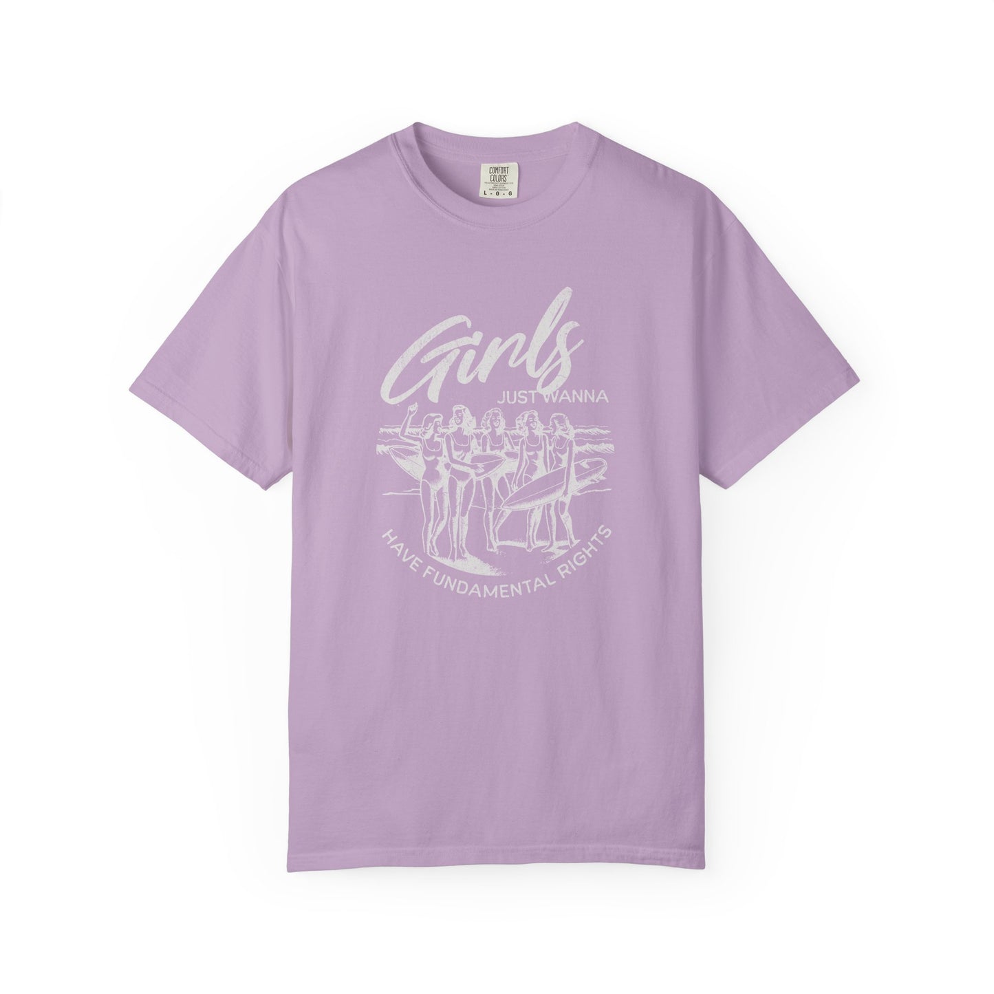 Girls Just Wanna Have Fun Summer Surf T-Shirt - Relaxed Fit