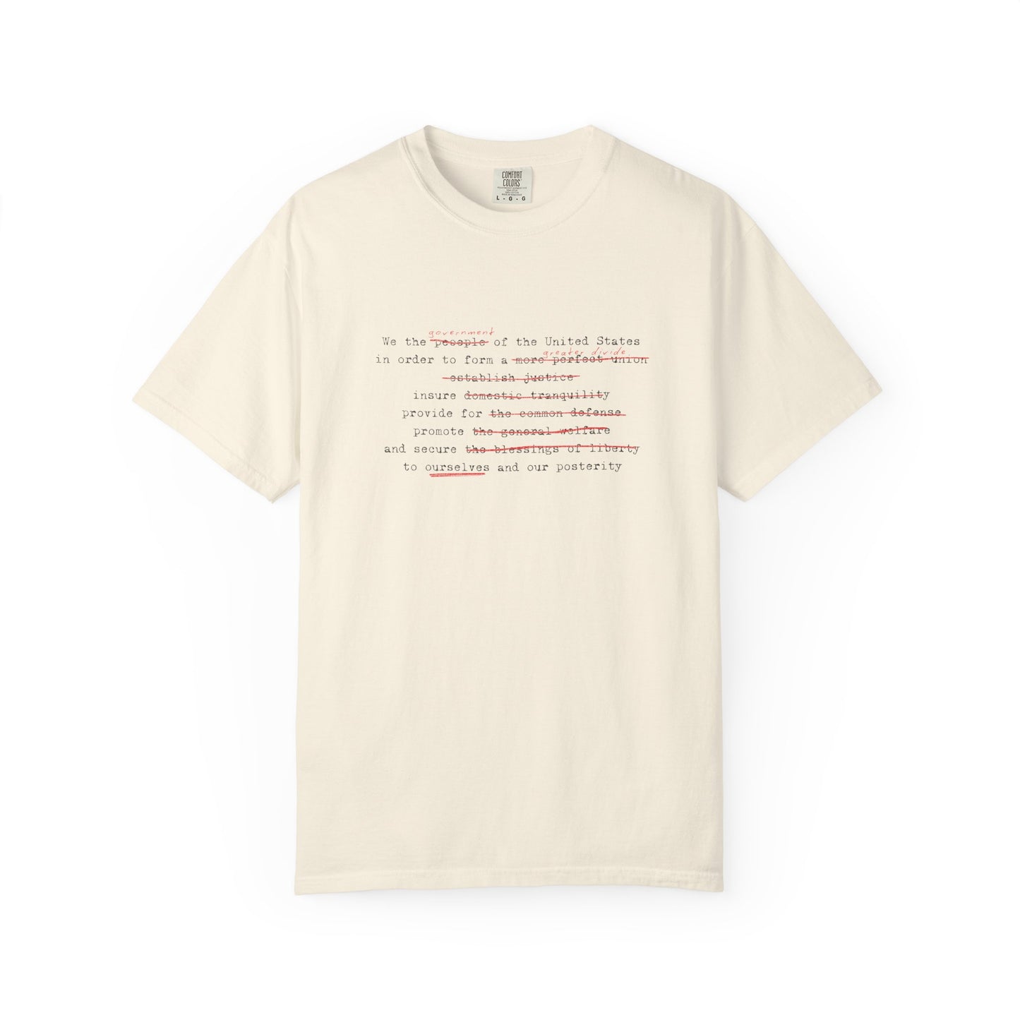 Constitution Preamble T-Shirt - Relaxed Fit