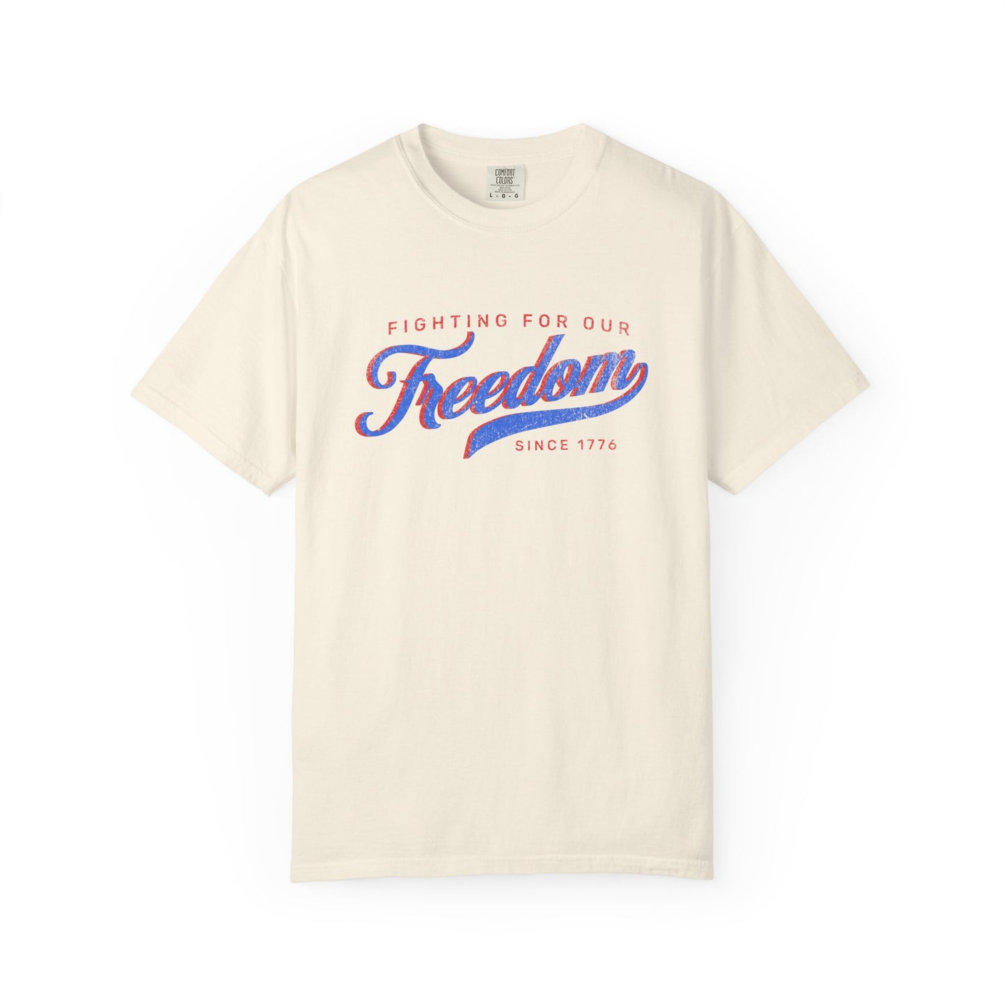 Fighting for Freedom Classic Vintage Sports T-Shirt - Relaxed Fit