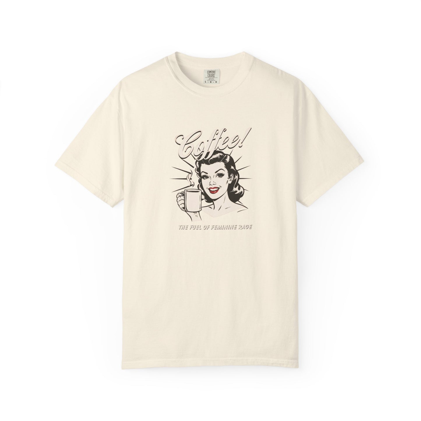 Vintage Coffee Feminine Rage T-Shirt - Relaxed Fit