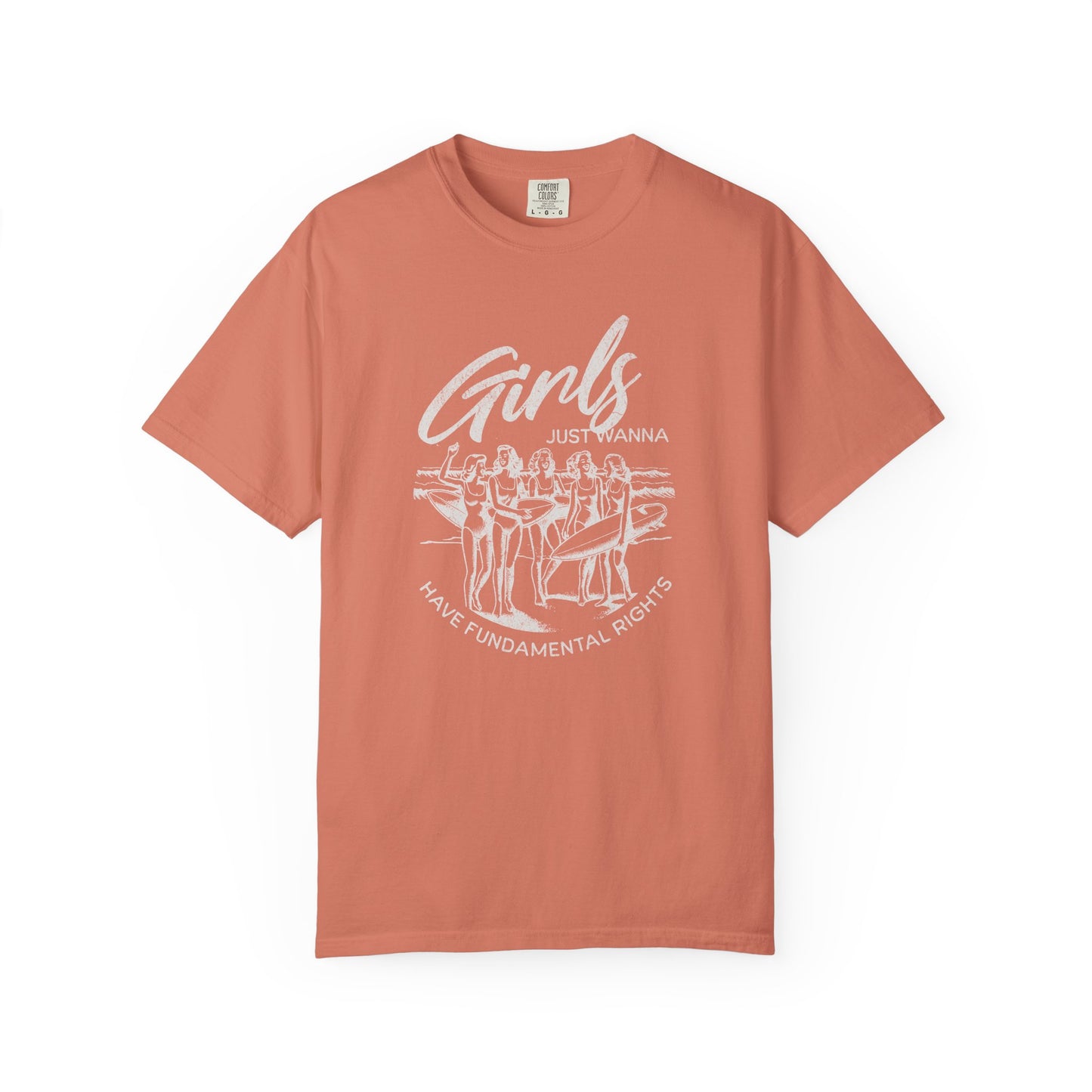 Girls Just Wanna Have Fun Summer Surf T-Shirt - Relaxed Fit