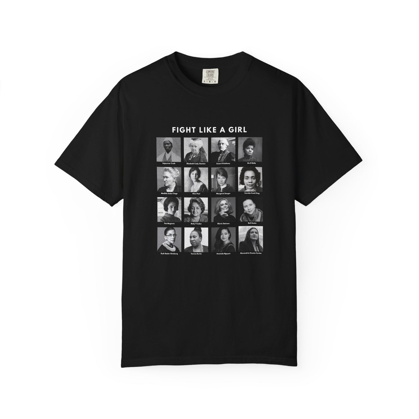 Fight Like A Girl Women Through History T-Shirt - Relaxed Fit