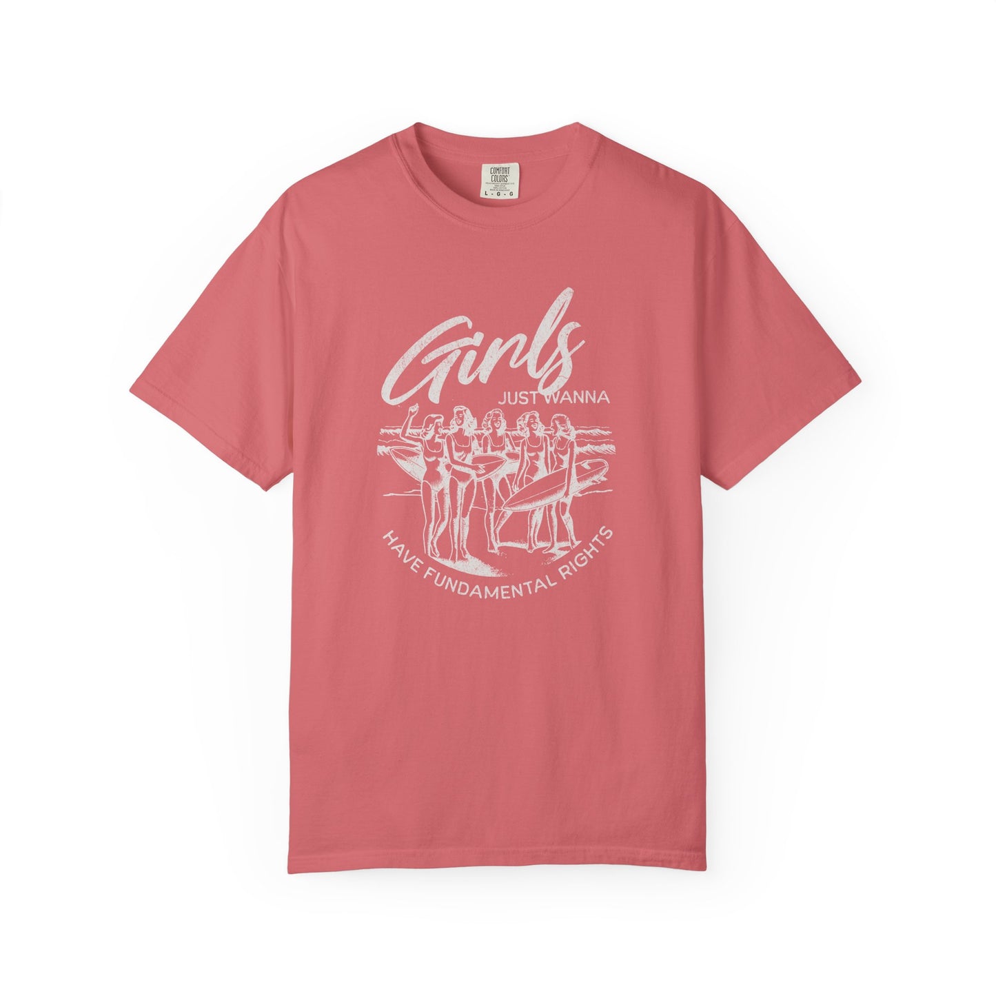 Girls Just Wanna Have Fun Summer Surf T-Shirt - Relaxed Fit