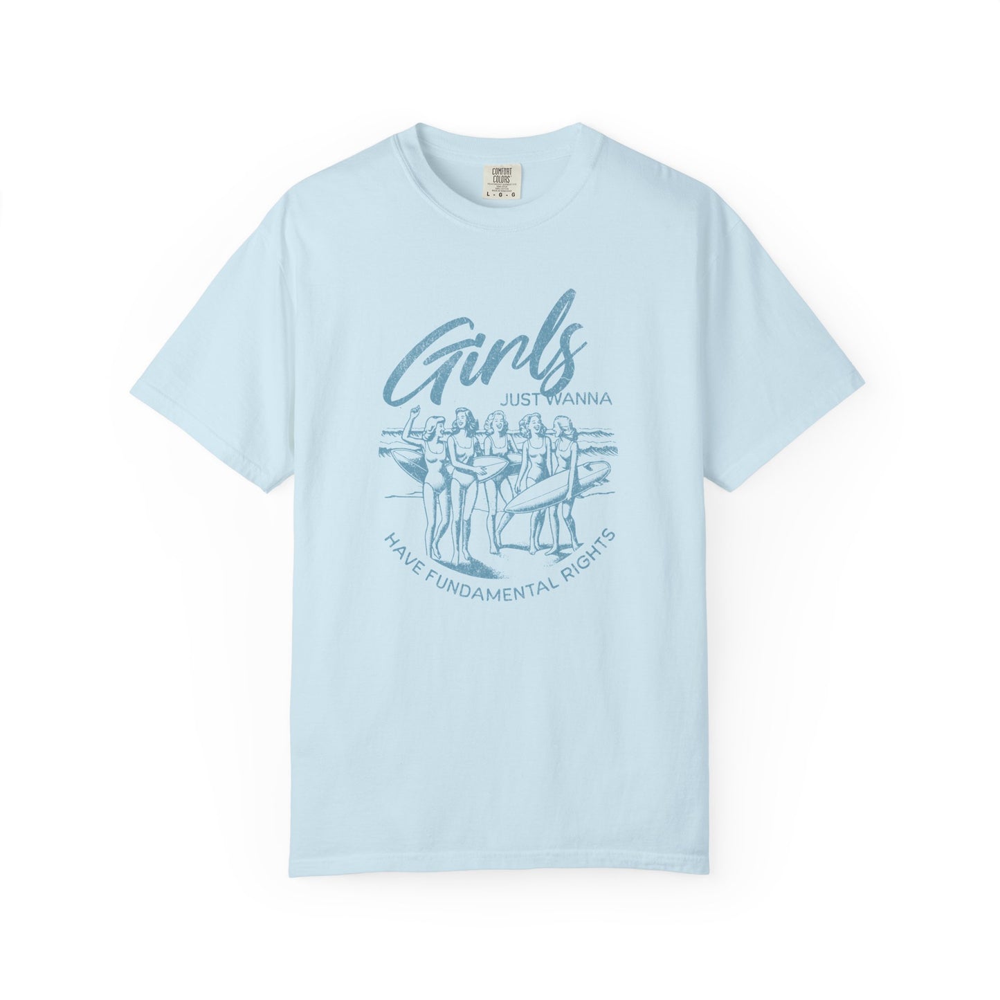 Girls Just Wanna Have Fun Summer Surf T-Shirt - Relaxed Fit