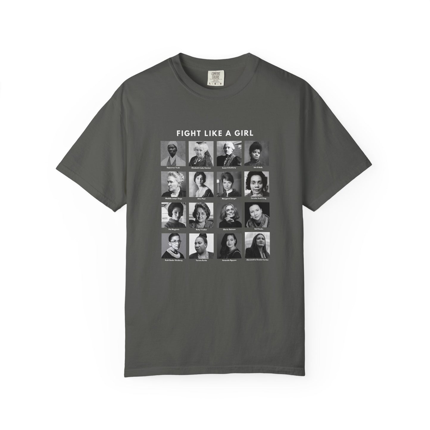 Fight Like A Girl Women Through History T-Shirt - Relaxed Fit