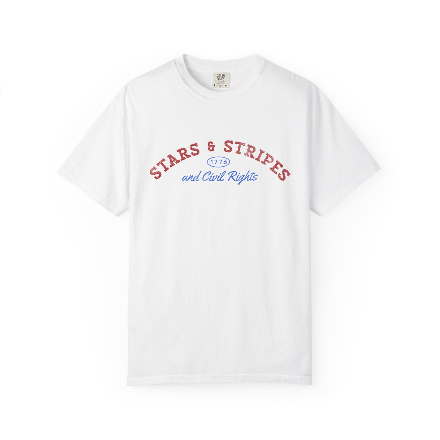 Stars & Stripes and Civil Rights Classic Vintage Varsity T-Shirt - Relaxed Fit