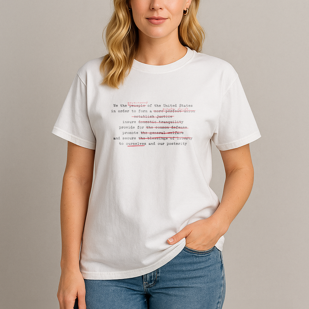 Constitution Preamble T-Shirt - Relaxed Fit