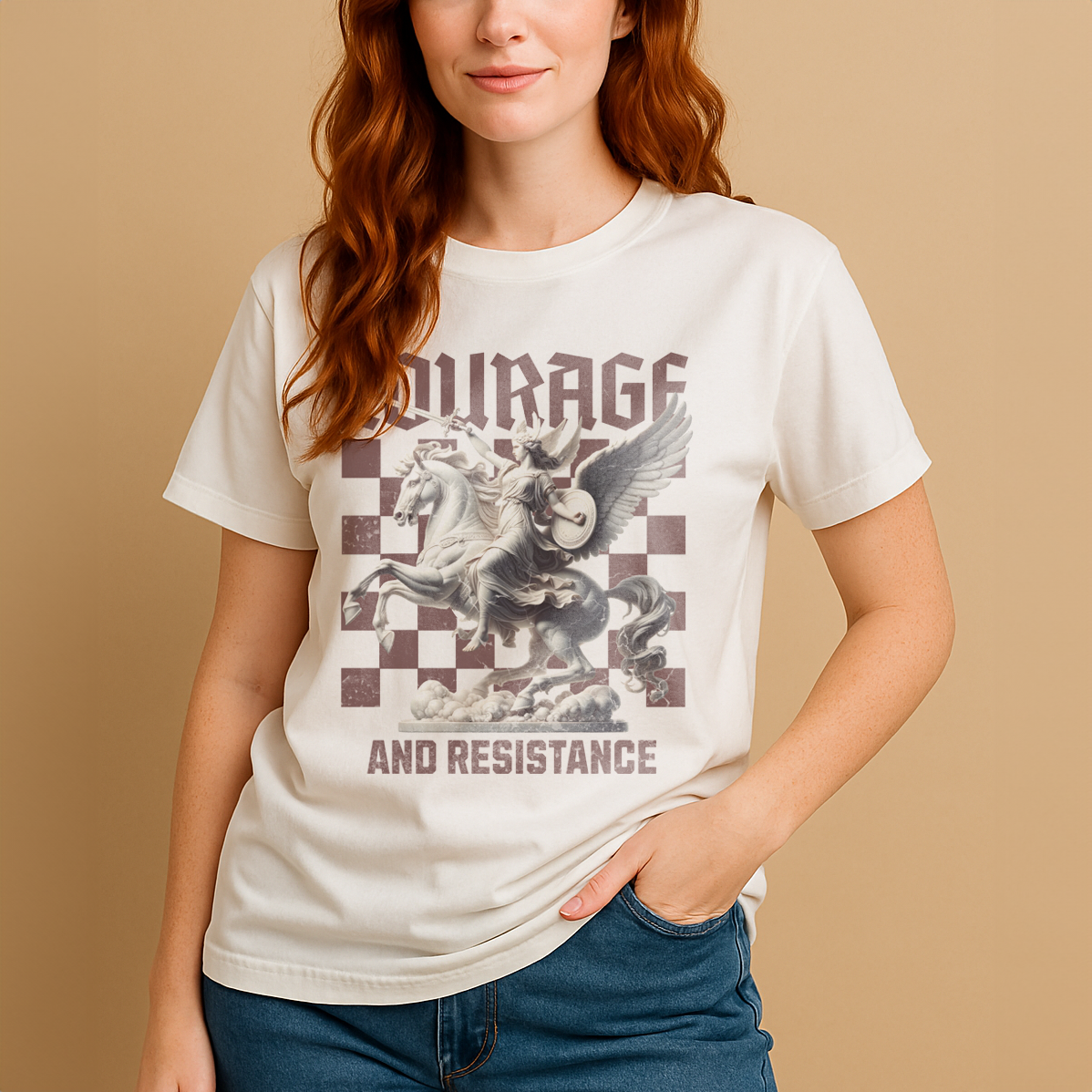 Courage and Resistance T-Shirt - Relaxed Fit