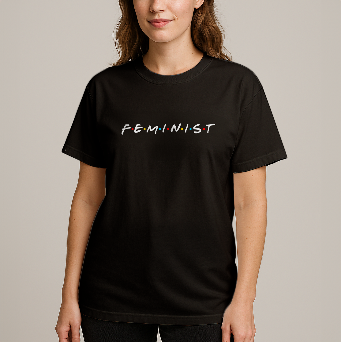 Friends Logo Feminist T-Shirt - Relaxed Fit