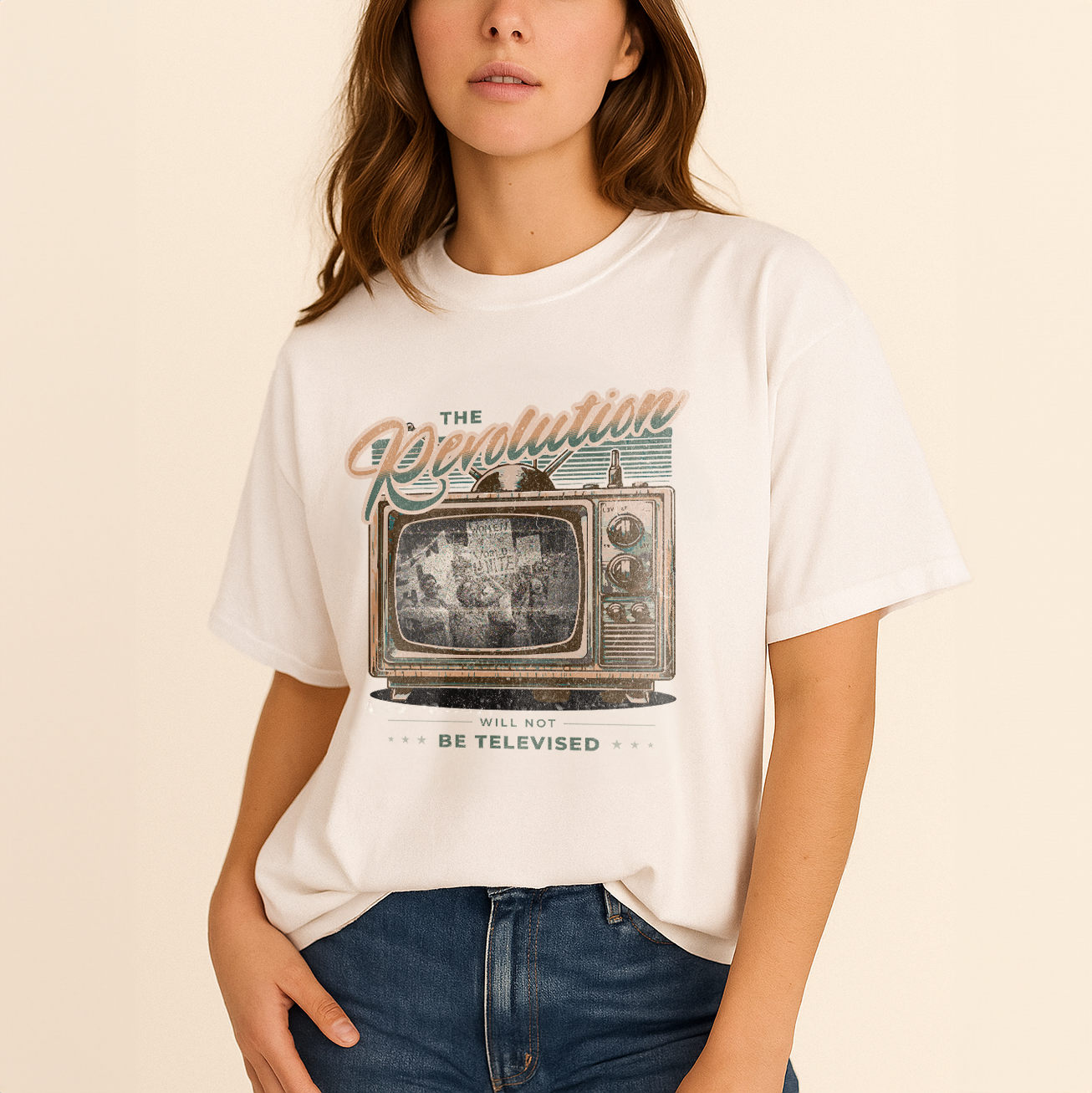 The Revolution Will Not Be Televised Graphic T-Shirt - Relaxed Fit