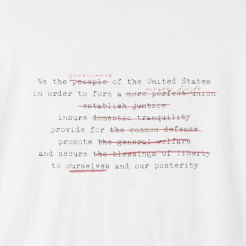 Constitution Preamble T-Shirt - Relaxed Fit
