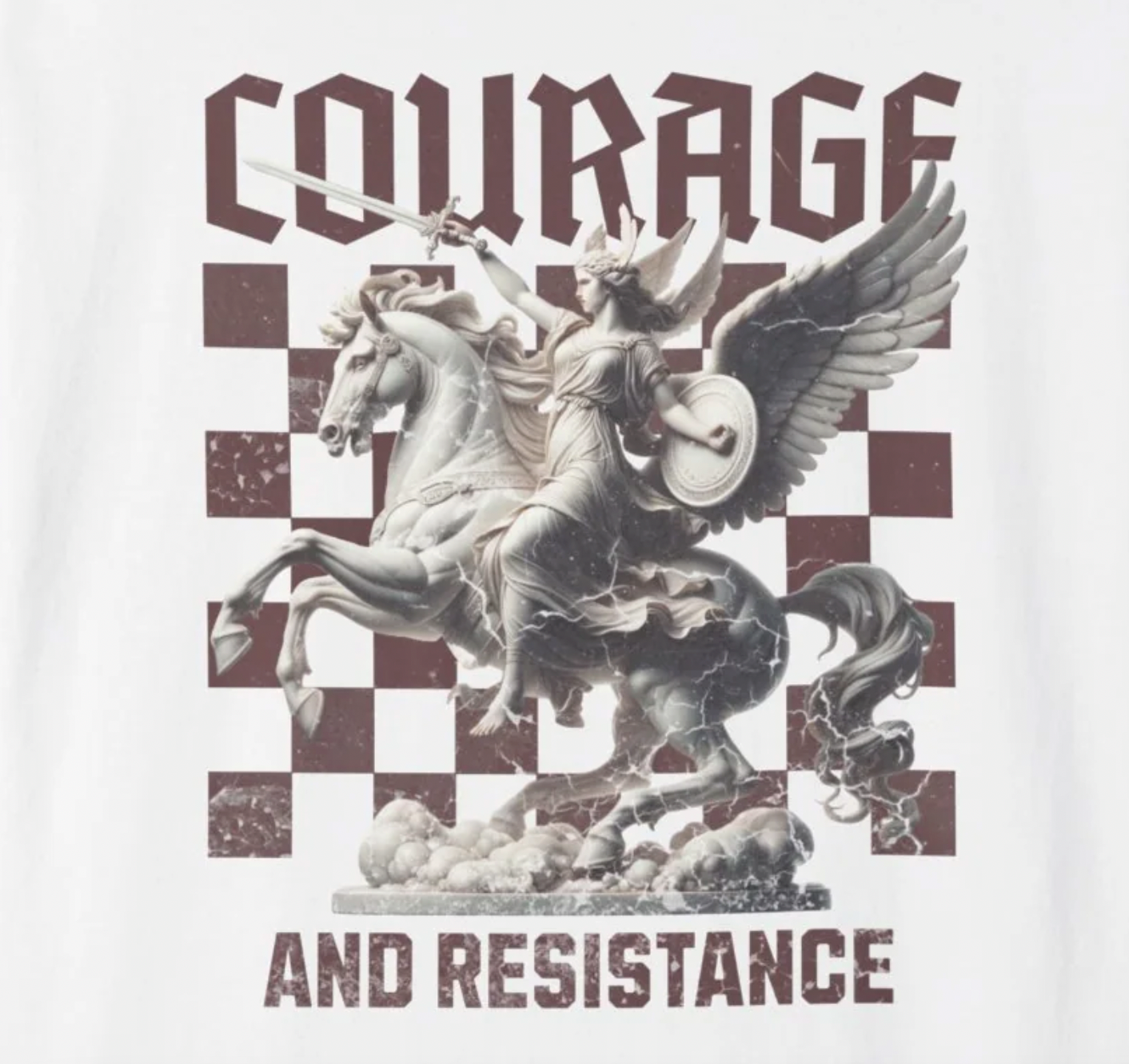 Courage and Resistance T-Shirt - Relaxed Fit