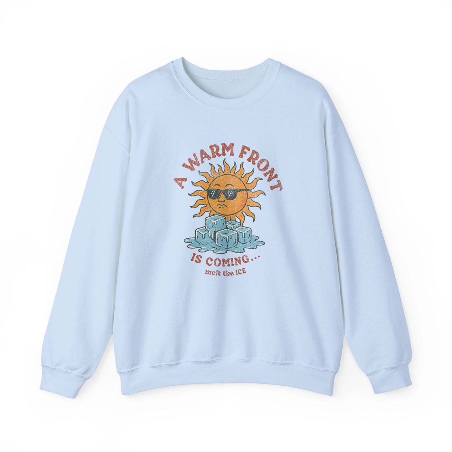 Vintage Warm Front ICE Crewneck Sweatshirt