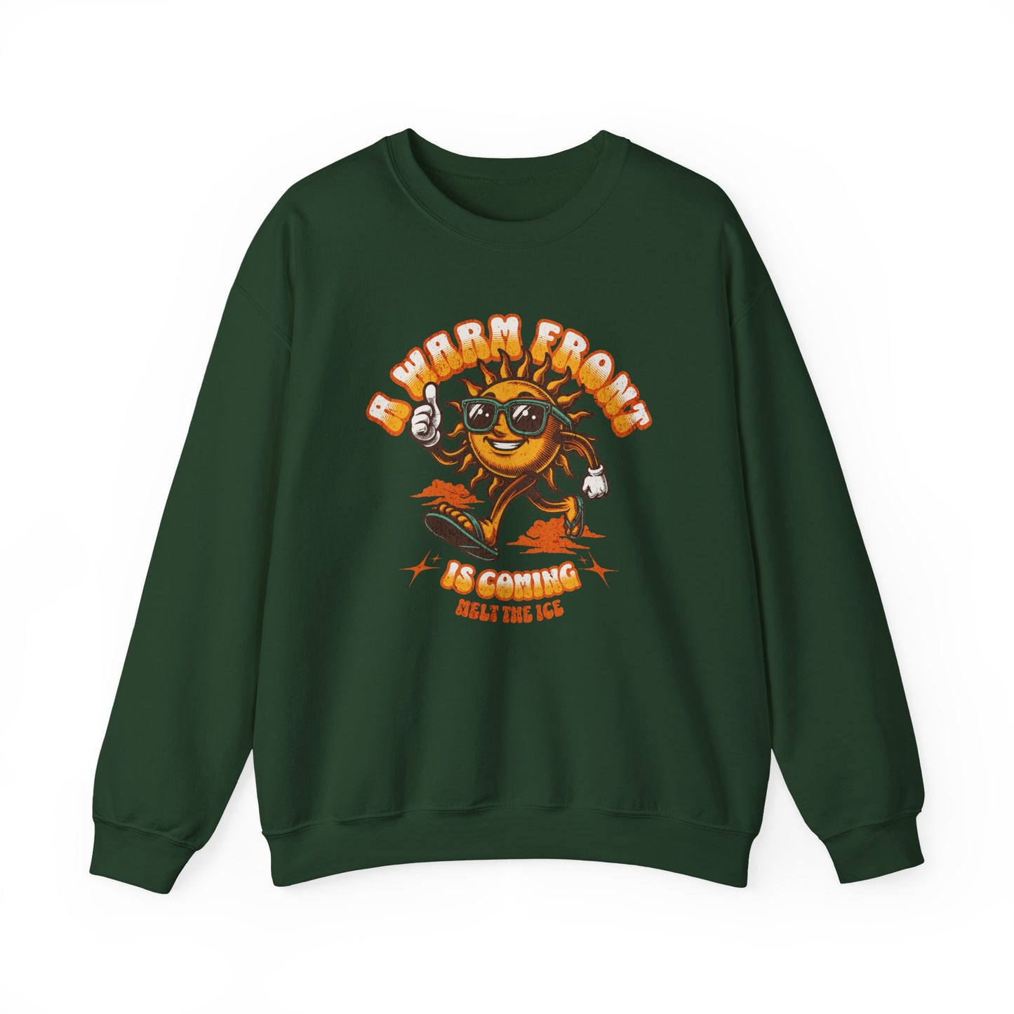 Retro Warm Front ICE Crewneck Sweatshirt