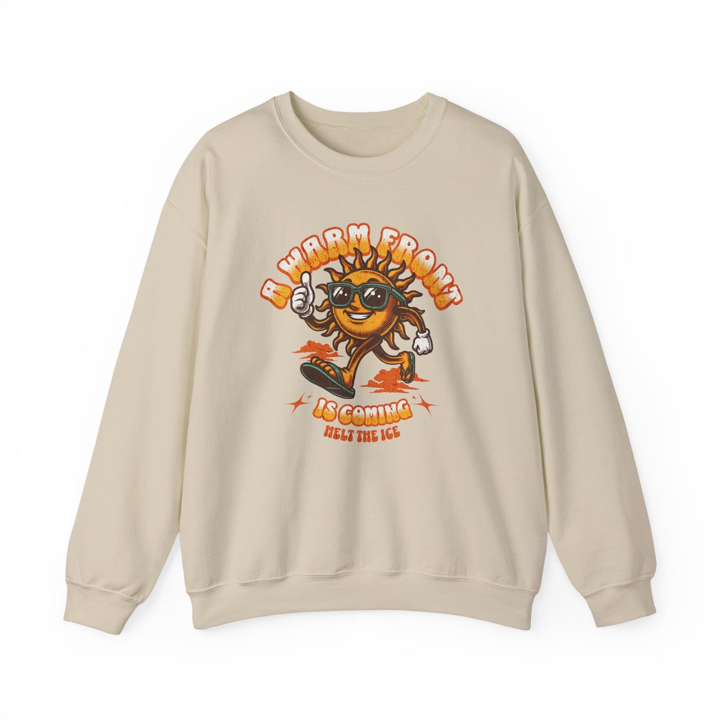 Retro Warm Front ICE Crewneck Sweatshirt