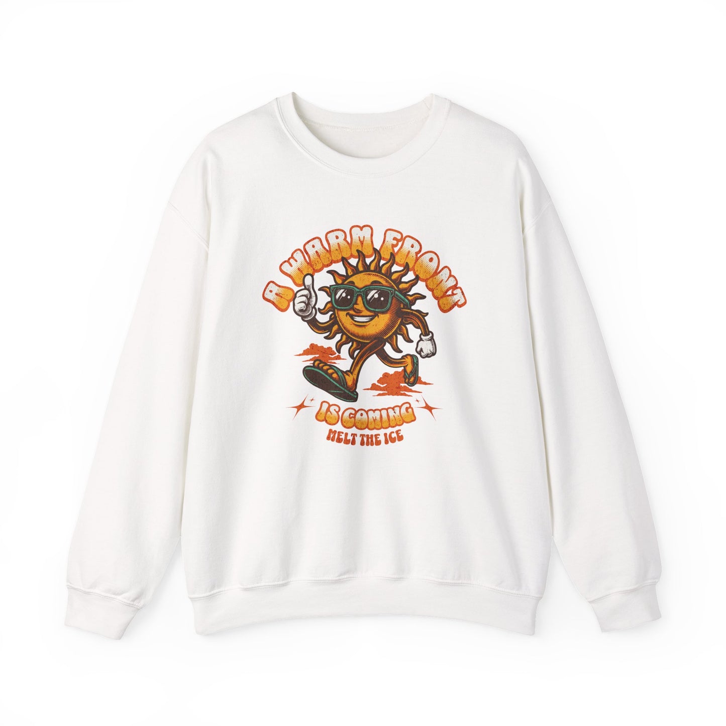 Retro Warm Front ICE Crewneck Sweatshirt