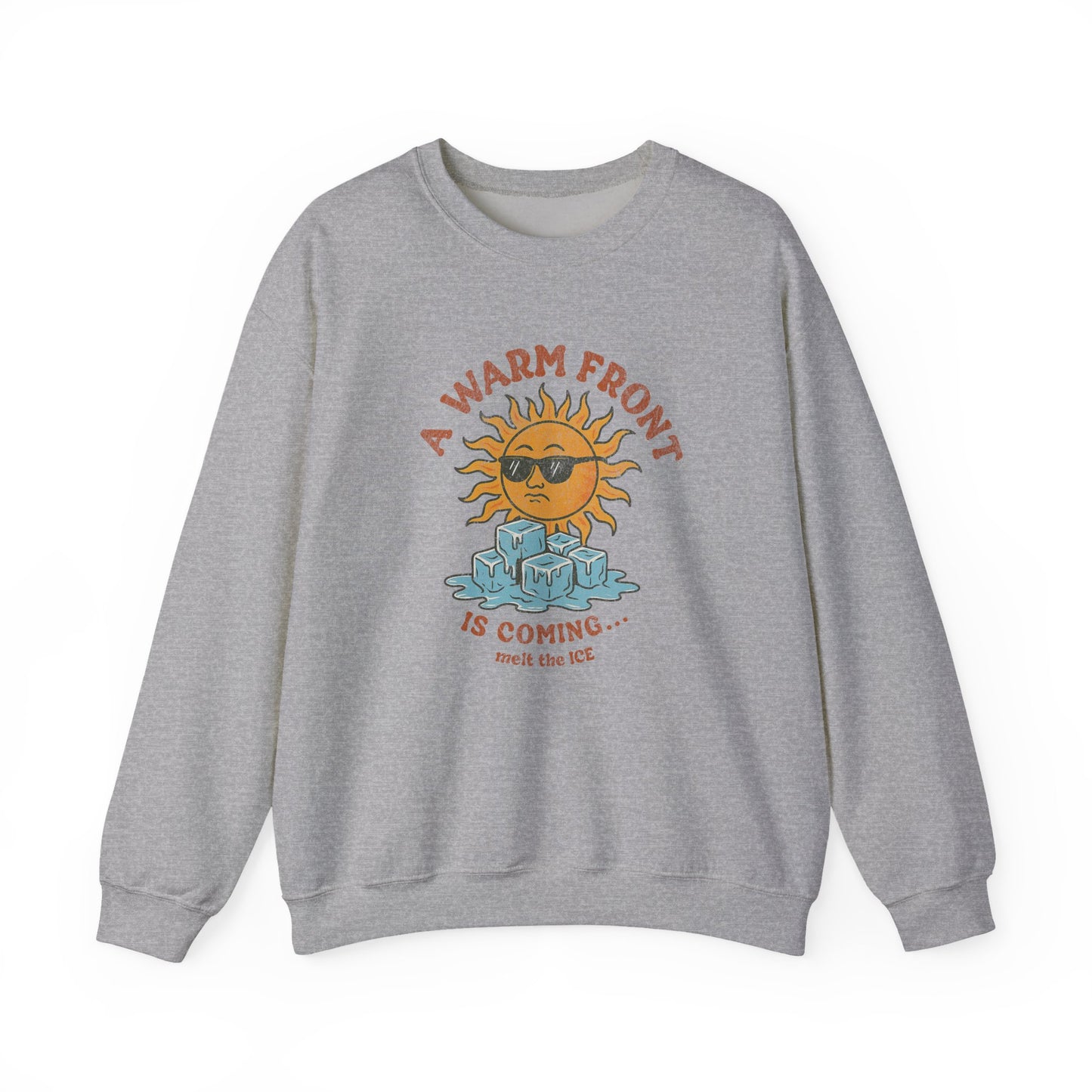 Vintage Warm Front ICE Crewneck Sweatshirt