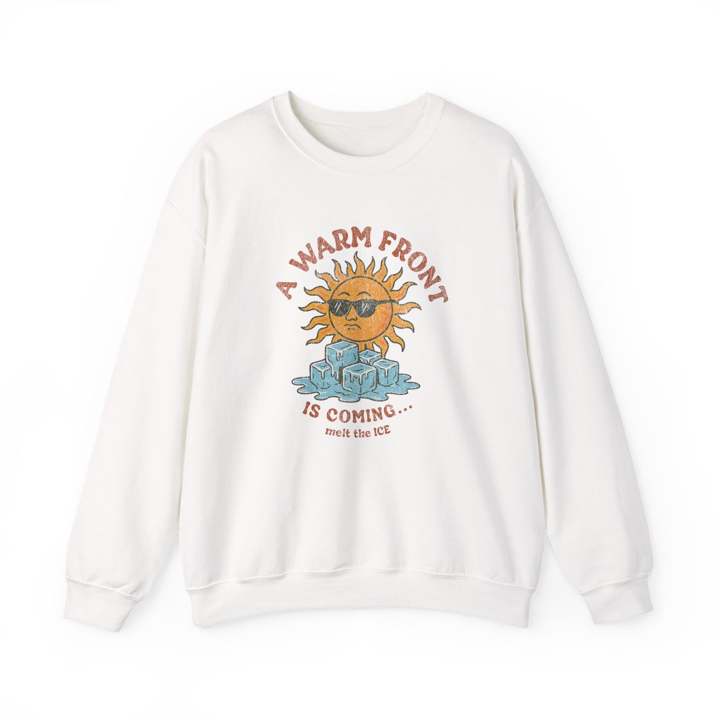 Vintage Warm Front ICE Crewneck Sweatshirt
