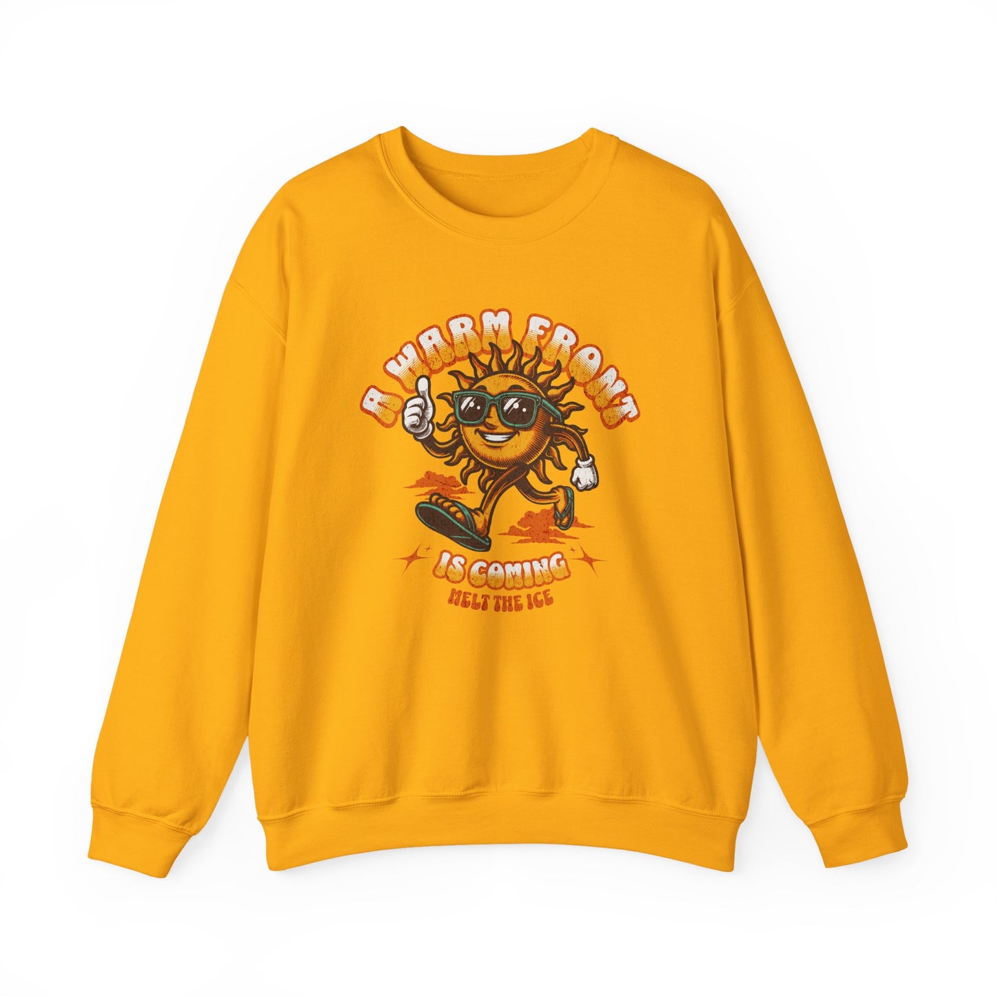 Retro Warm Front ICE Crewneck Sweatshirt