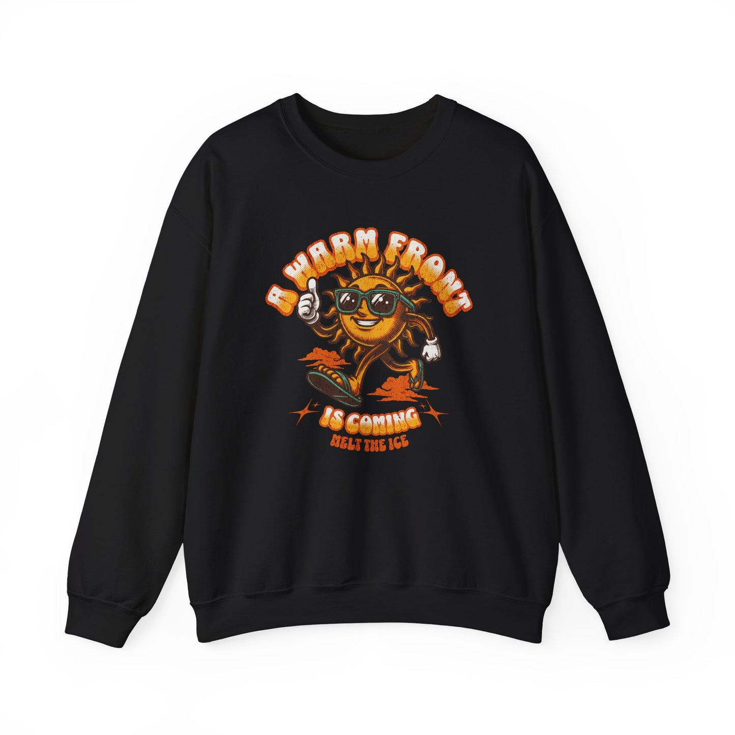 Retro Warm Front ICE Crewneck Sweatshirt