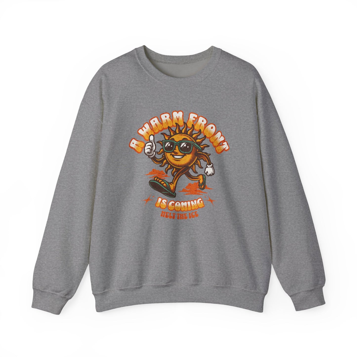 Retro Warm Front ICE Crewneck Sweatshirt