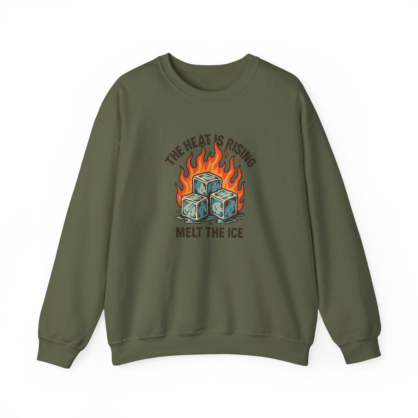 The Heat Is Rising ICE Crewneck Sweatshirt