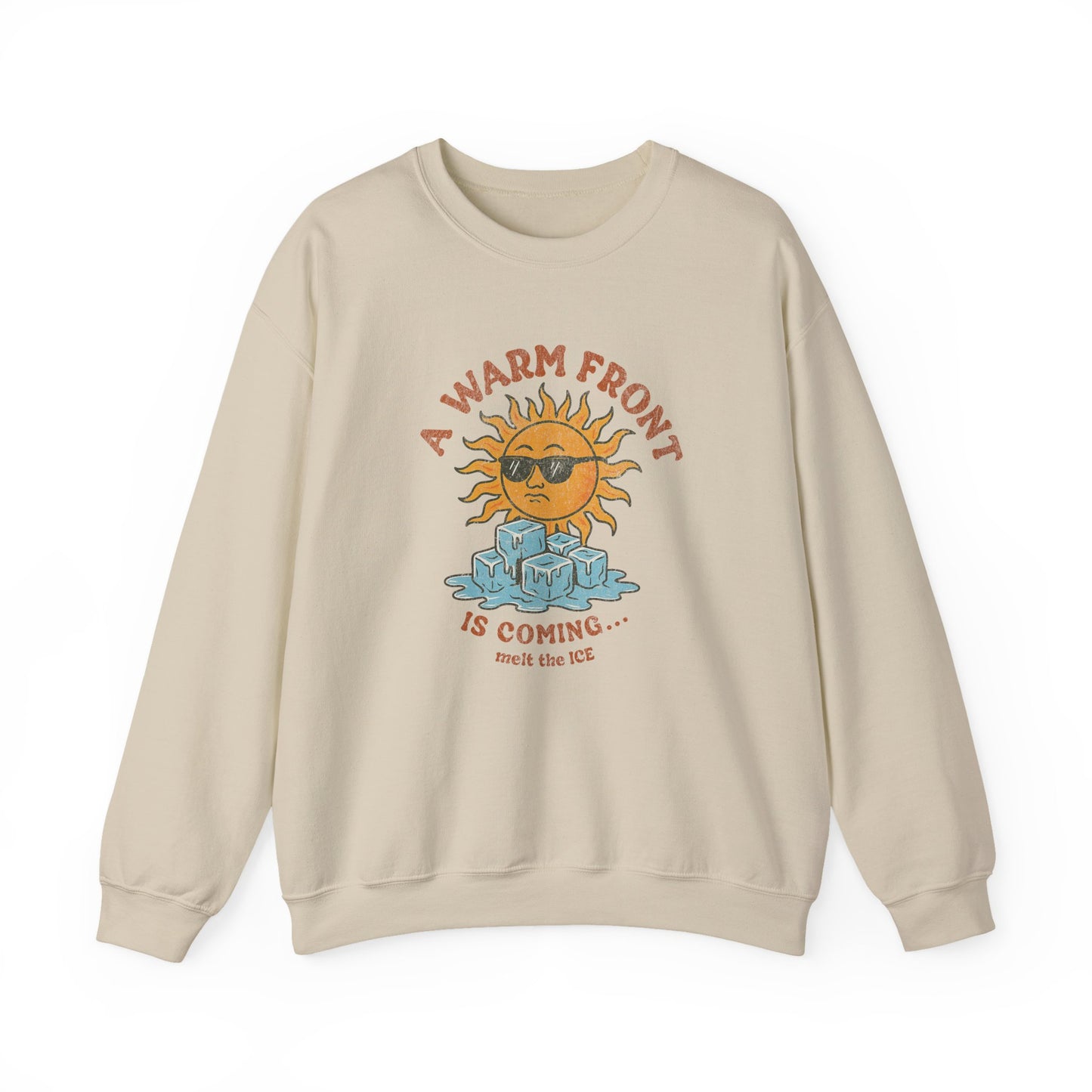 Vintage Warm Front ICE Crewneck Sweatshirt