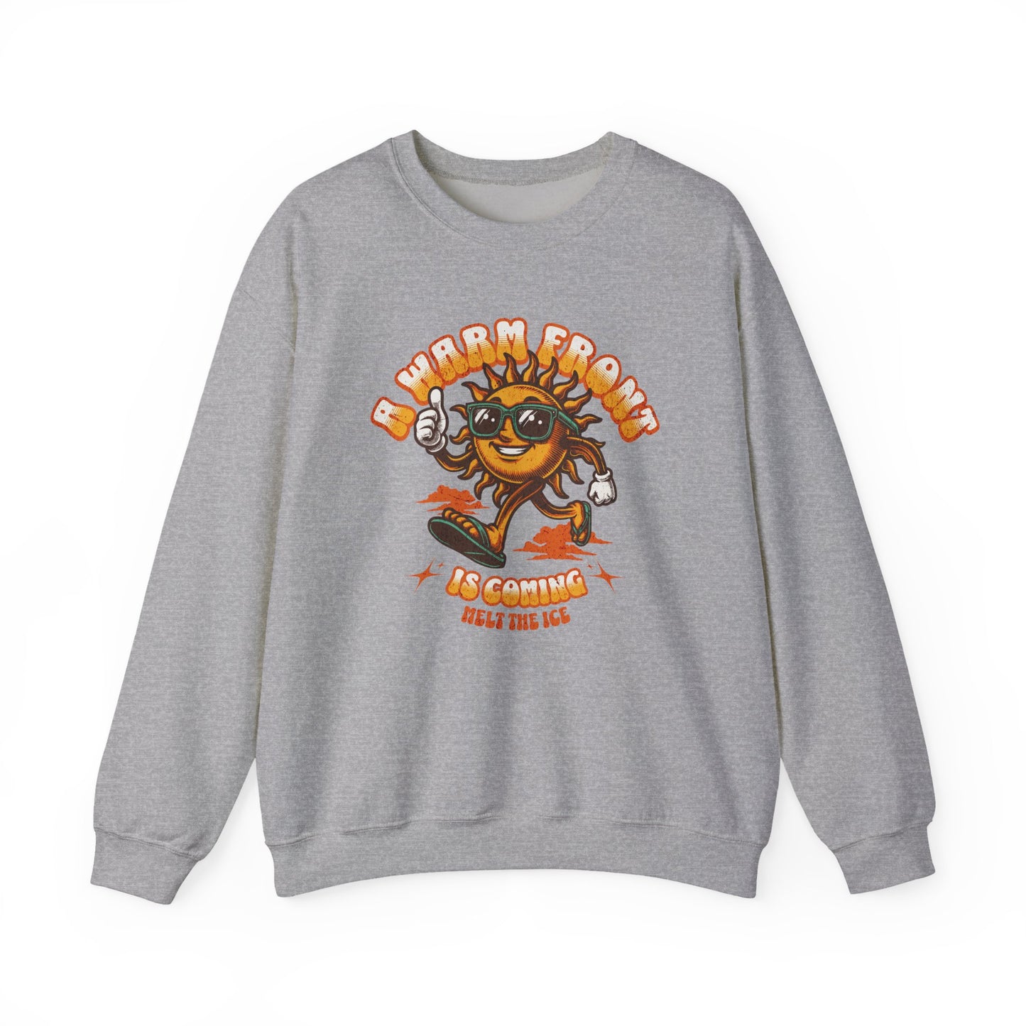 Retro Warm Front ICE Crewneck Sweatshirt