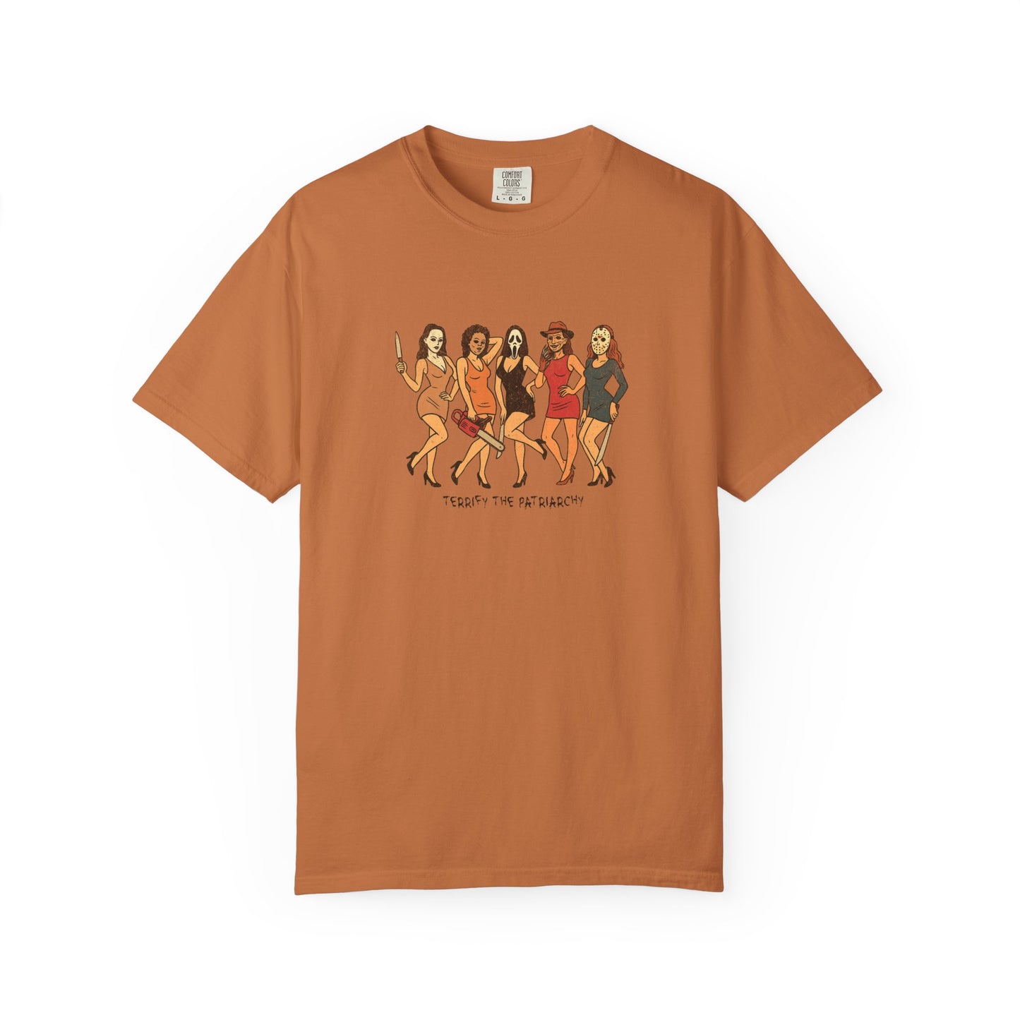 Terrify the Patriarchy Halloween Villains T-Shirt - Relaxed Fit