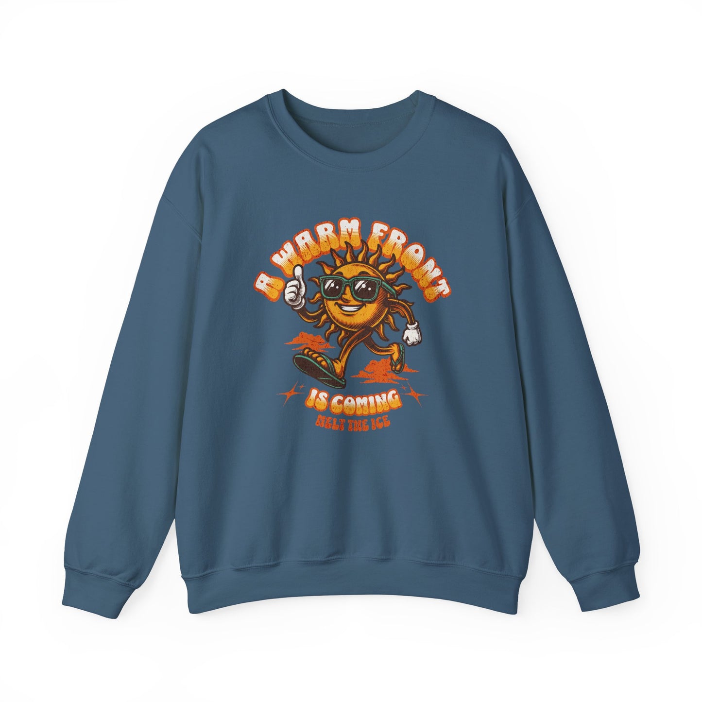 Retro Warm Front ICE Crewneck Sweatshirt