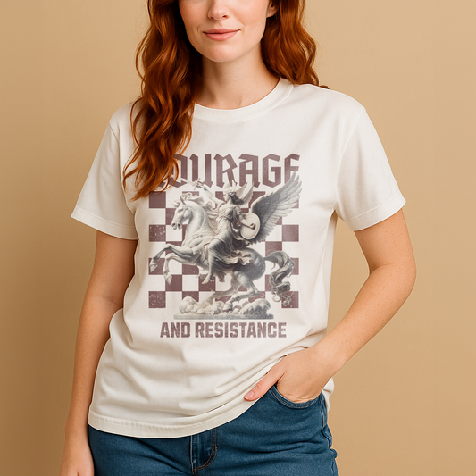 Courage and Resistance T-Shirt - Relaxed Fit