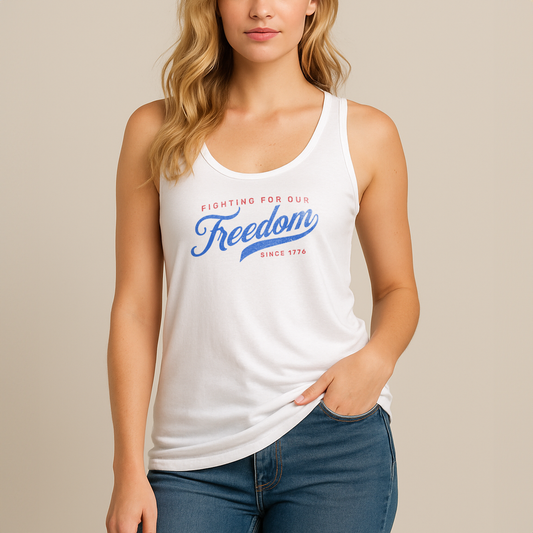 Fighting for Freedom Tank Top