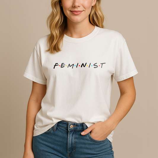Friends Logo Feminist T-Shirt - Relaxed Fit