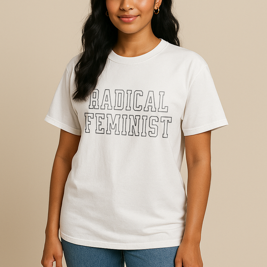 Radical Feminist Varsity T-Shirt - Relaxed Fit