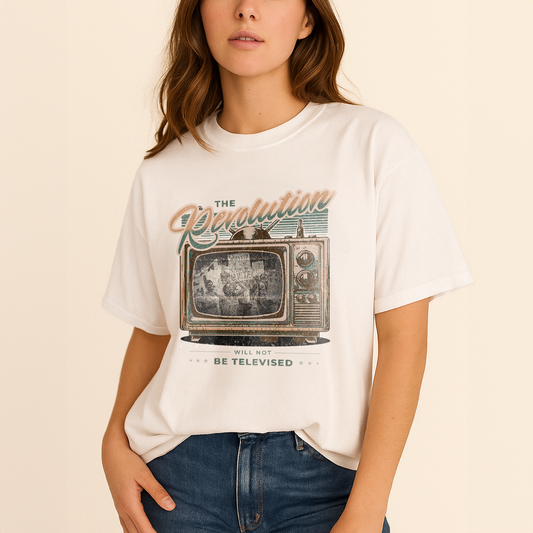 The Revolution Will Not Be Televised Graphic T-Shirt - Relaxed Fit
