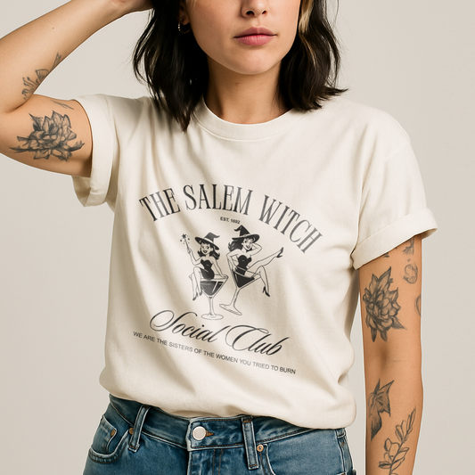 Salem Witch Social Club T-Shirt V1 - Relaxed Fit