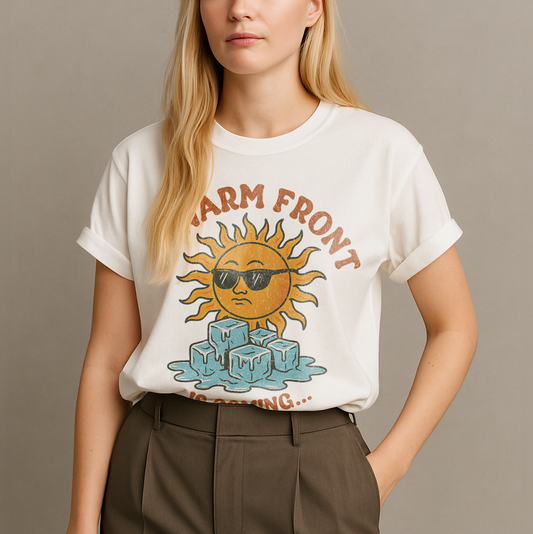 Vintage Warm Front ICE T-Shirt - Relaxed Fit